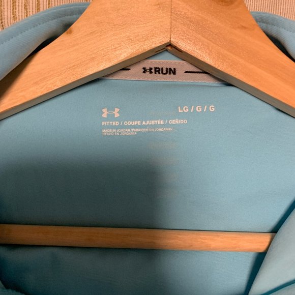 Under Armour Run Gear, Half Zip-Up Pullover Long Sleeve Top, Women Size L - Picture 6 of 8